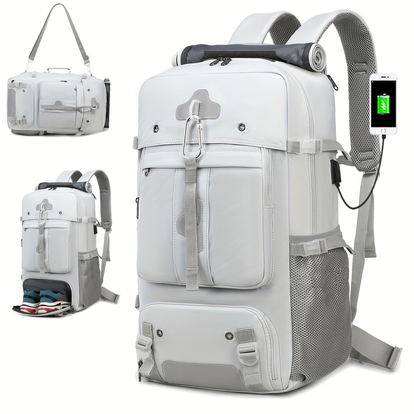 Airline Approved Travel Backpack With Laptop Sleeve And USB