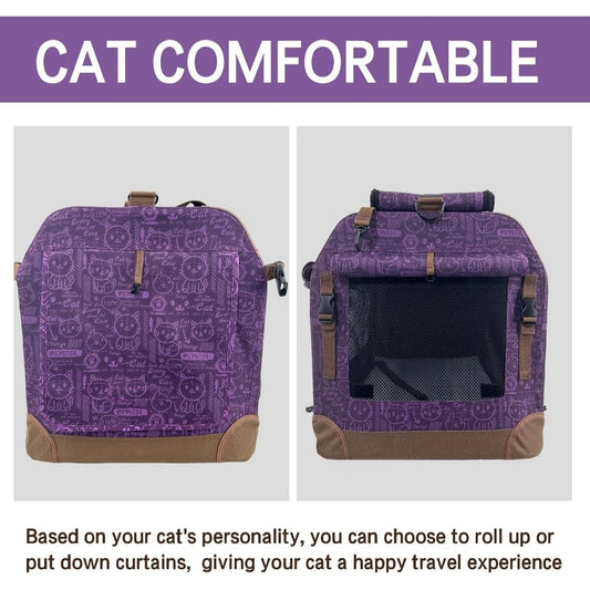 Soft Sided Portable Pet Carrier For Small Dogs And Cats Mesh