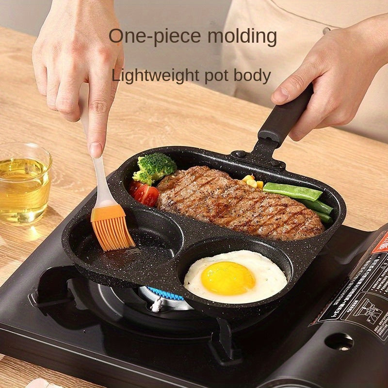 Nonstick Cast Iron Breakfast Pan For Eggs And Steak