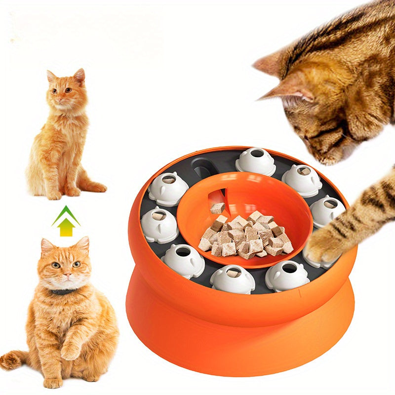 Cat Self Entertainment Slow Feeder Puzzle Feeder Pet Bowl