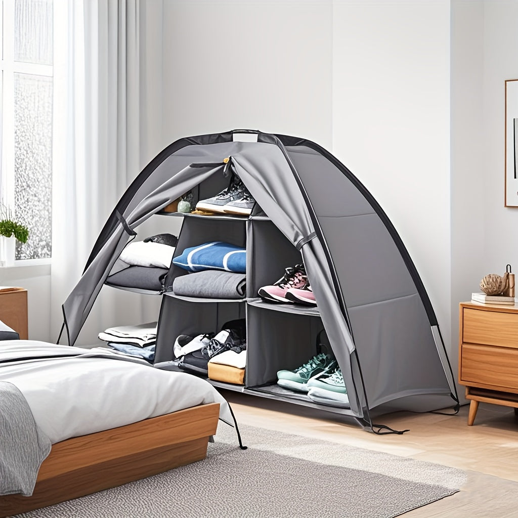 Large Capacity Camping Tent With Organizer Compartments