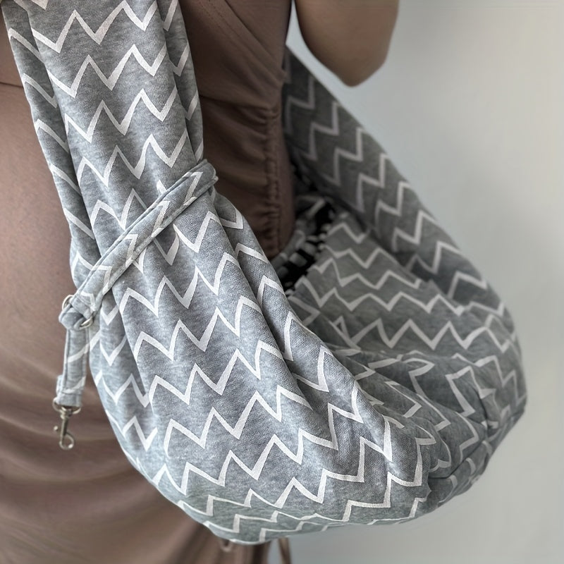Comfortable Hands-Free Pet Sling Carrier for Dogs and Cats