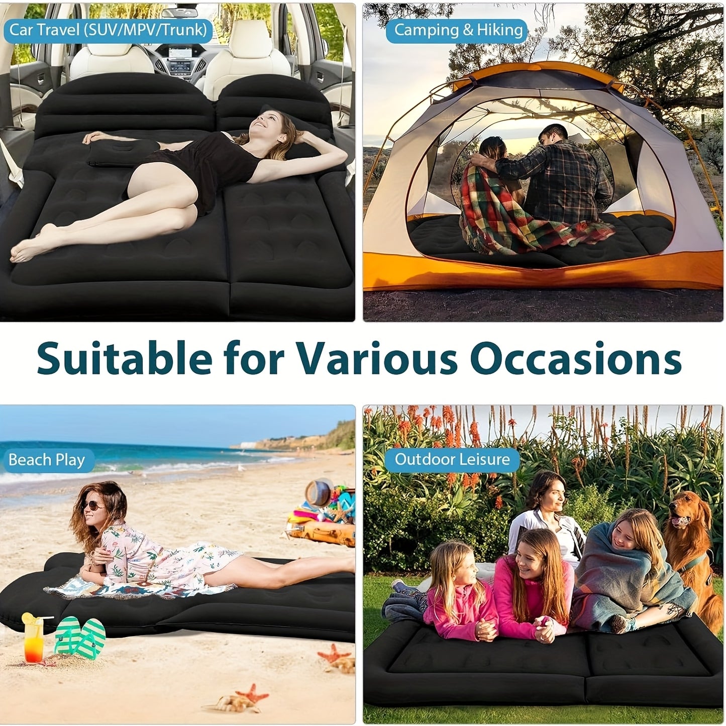 Upgraded SUV Air Mattress for Outdoor Camping Adventures