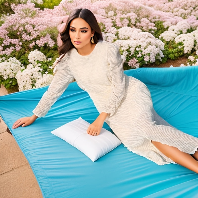 Portable Outdoor Nylon Mat With Pattern Styles For Picnics