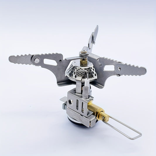 Portable Titanium Gas Stove Head Folding For Outdoor Cooking