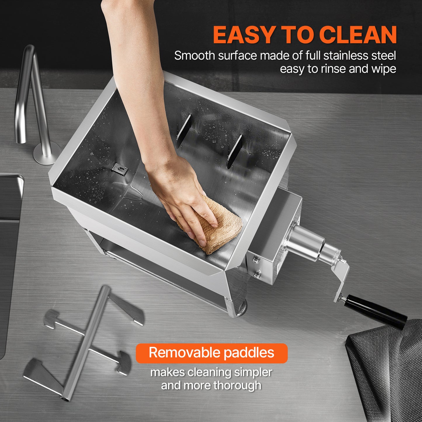 Manual Meat Mixer For Sausage And Ground Meat Mixing