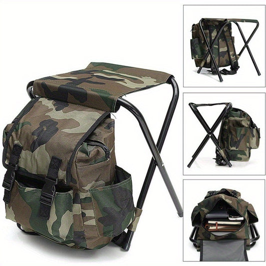 Camouflage Multi-Purpose Backpack for Outdoor Adventures and Everyday Use