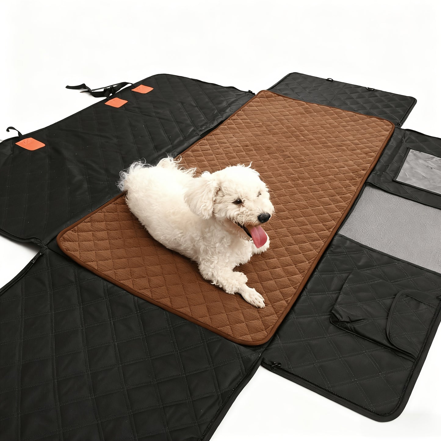 Non Slip Car Dog Seat Cushion Ergonomic Design For Comfort