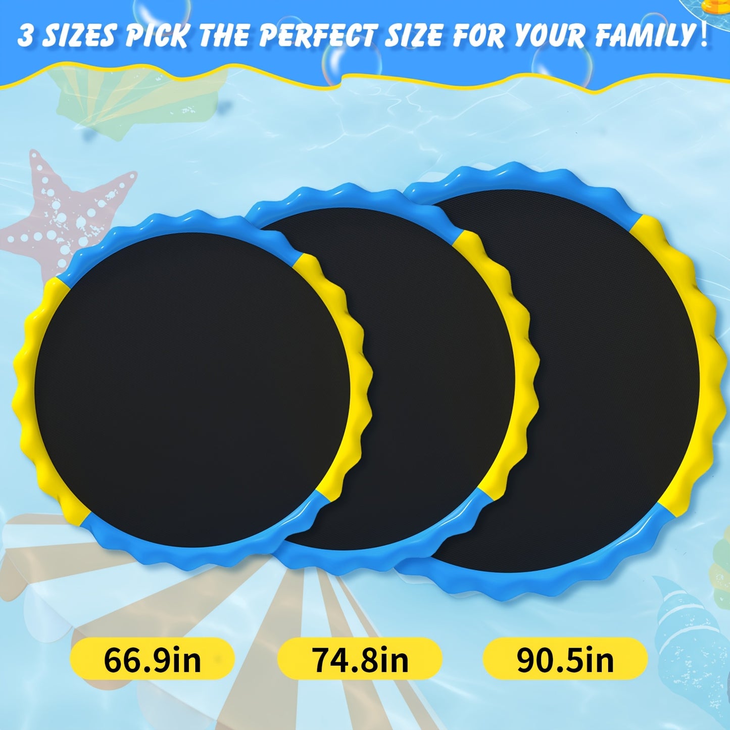 Heavy Duty Non-Slip Splash Pad for Kids and Dogs