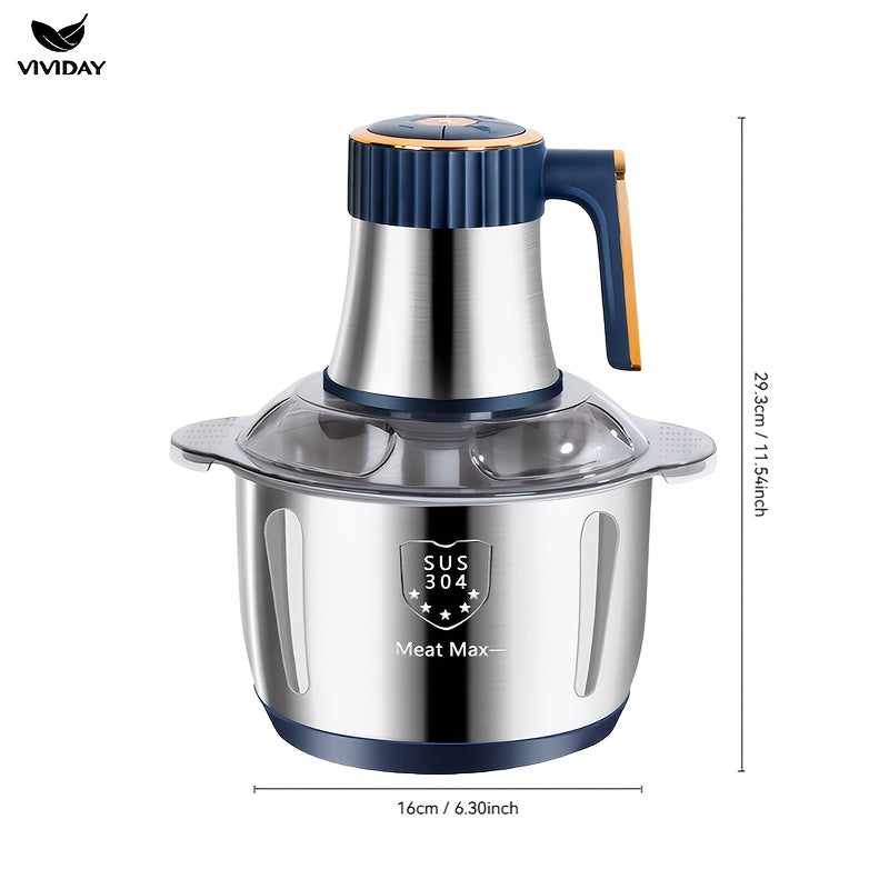 Stainless Steel Automatic Meat Grinder 5 Speed Control 30000 RPM