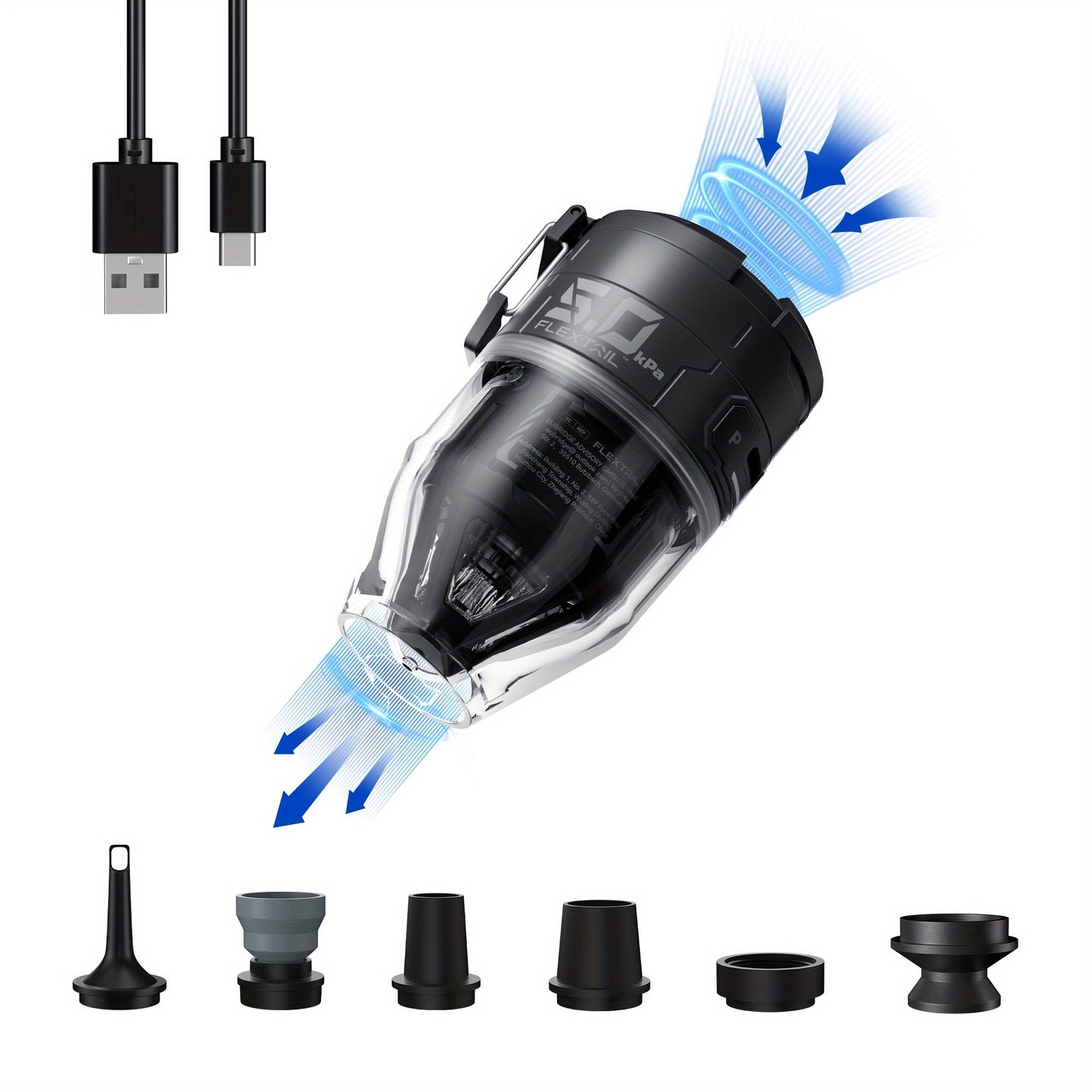 FLExtail Max Pump 3 Portable Electric Air Pump with Light