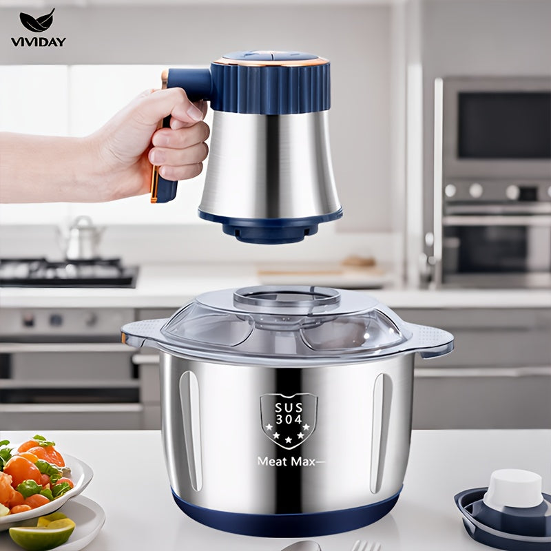 Stainless Steel Automatic Meat Grinder 5 Speed Control 30000 RPM