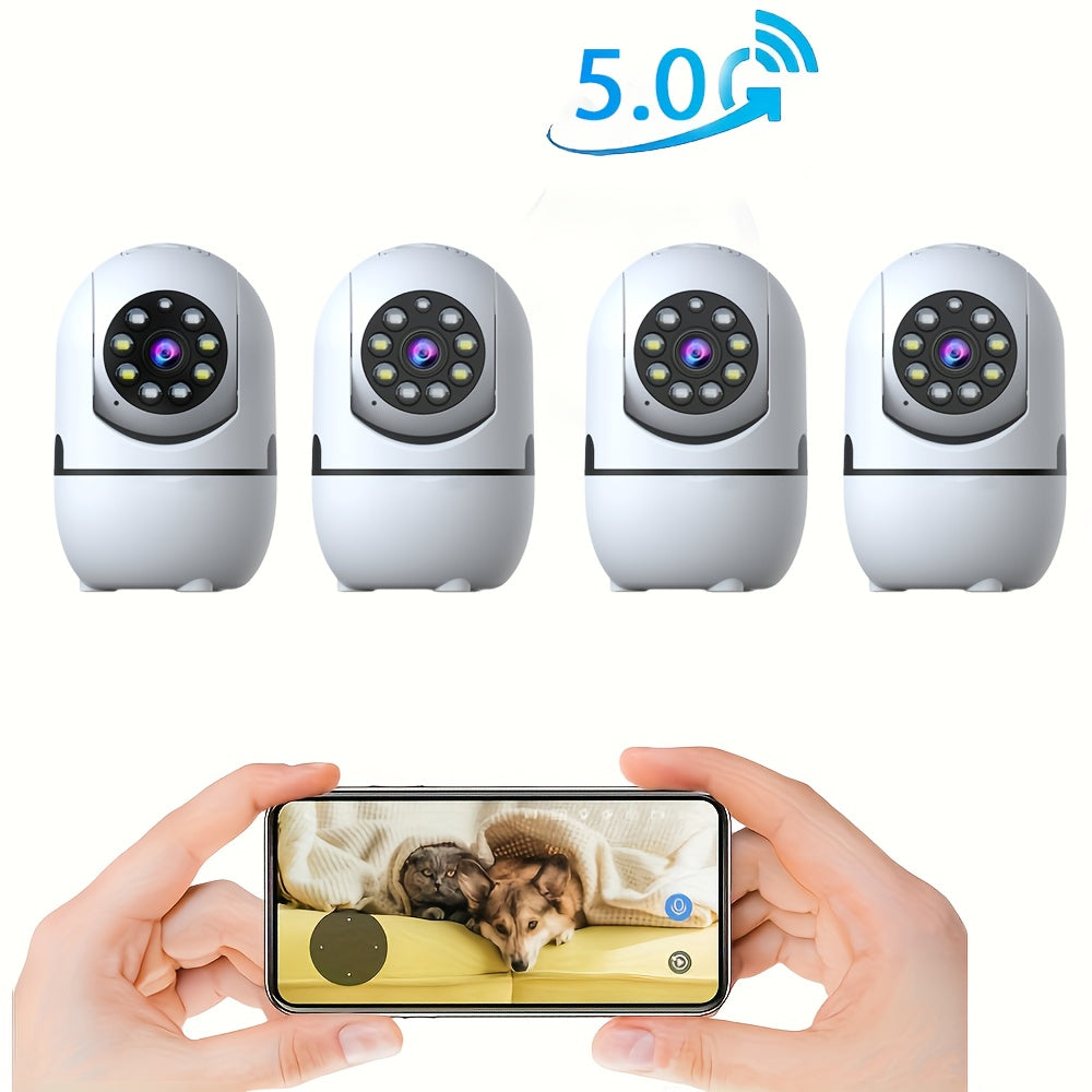 4 Pack Wireless Security Cameras With 360 Degree Rotation Alexa
