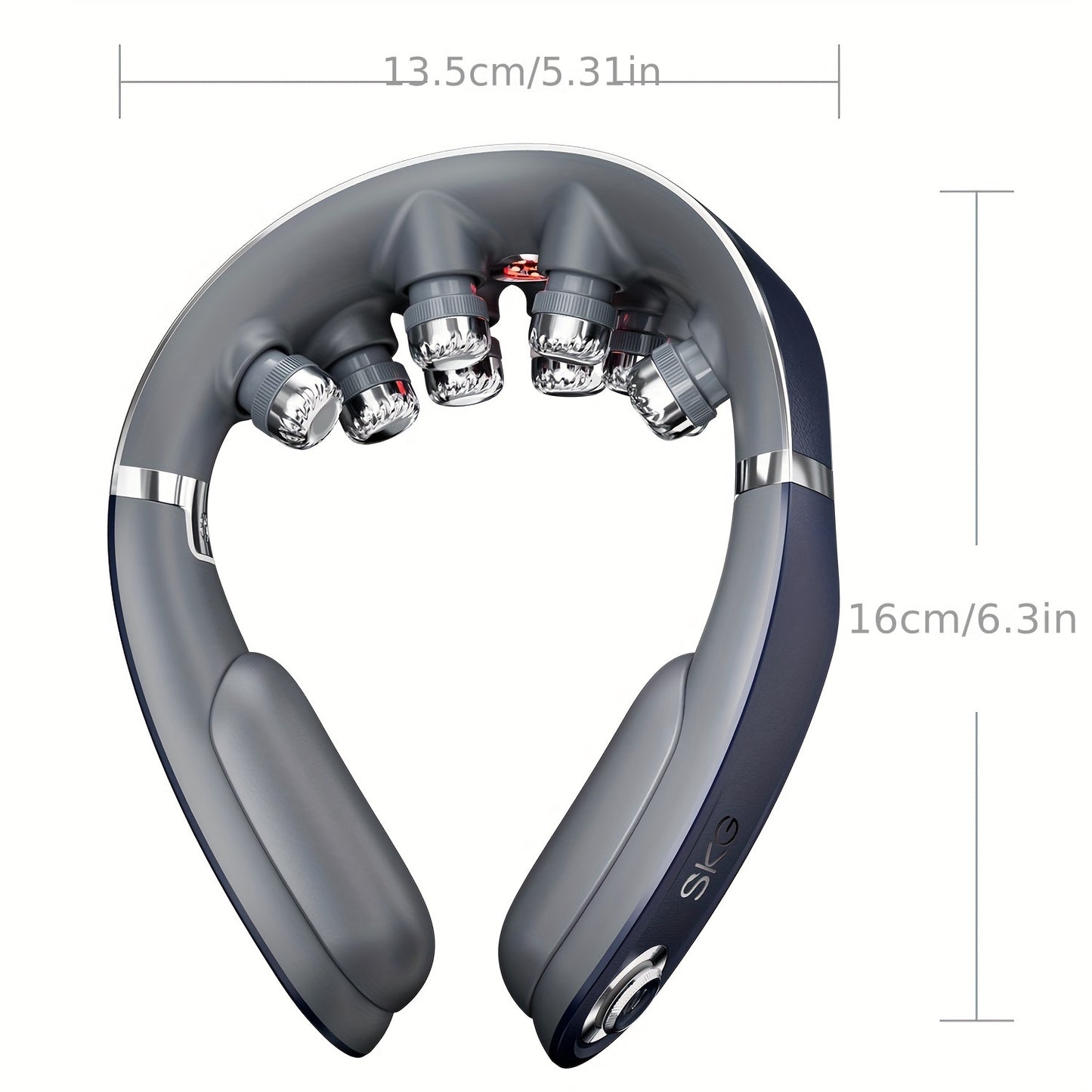 SKG G7 Pro-Fold Neck Massager with Heat for Instant Relief