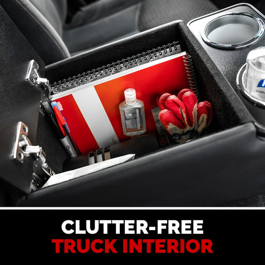 Center Console Organizer With Cup Holders And Storage