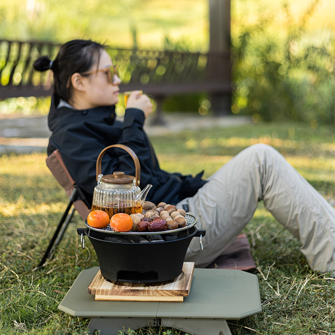 Portable Folding Table Dual Use Indoor Outdoor Camping