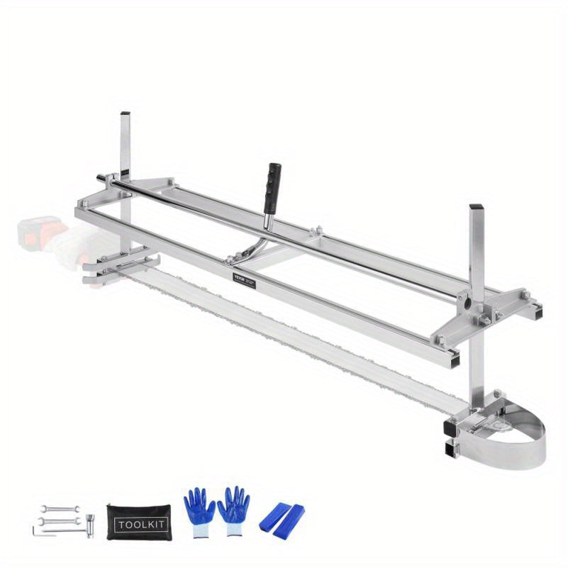 Portable Wood Sawmill Guide for Outdoor Construction Projects