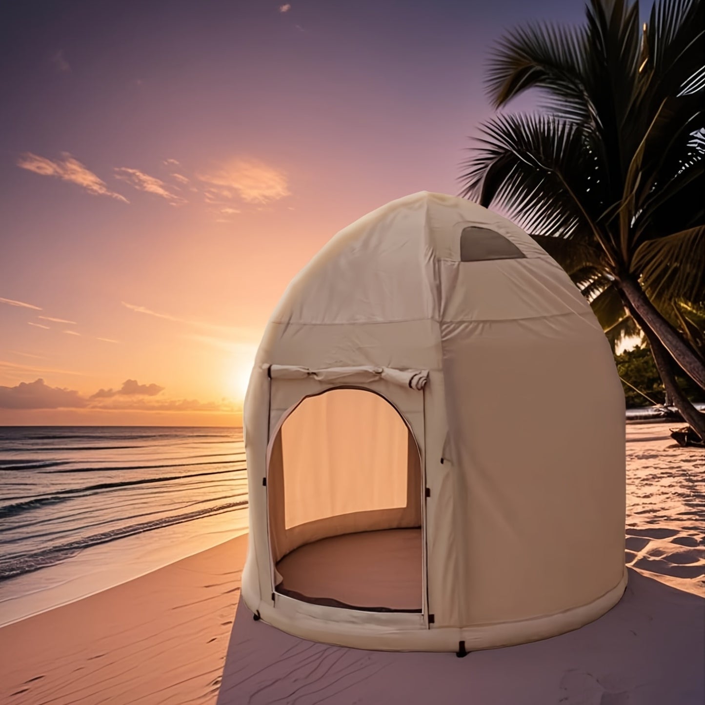 ShanYue 2 Person Inflatable Tent With Rainfly Easy Setup