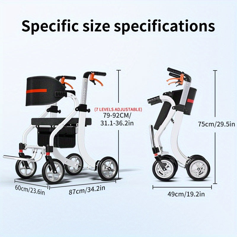 Perfcare Multi Function Foldable Scooter Seniors 4 Wheel
