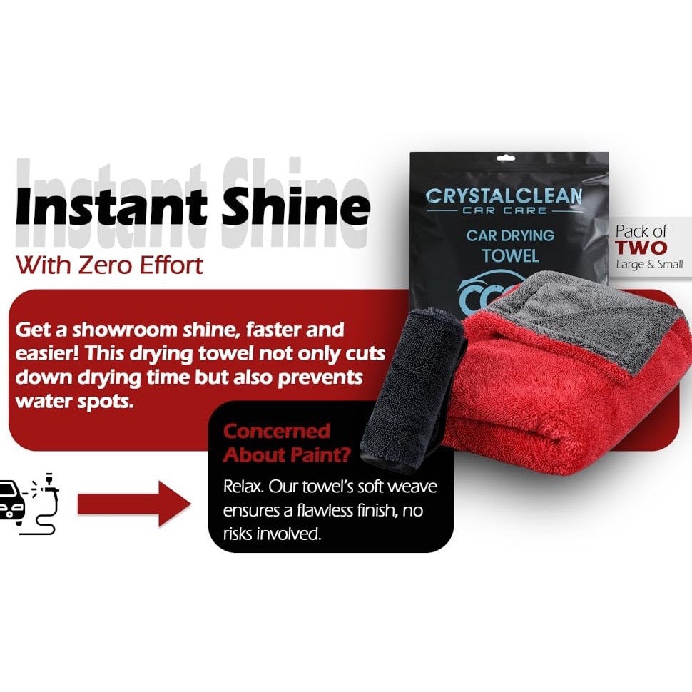 Double Twisted Loop Quick Drying Car Towel For Detailing