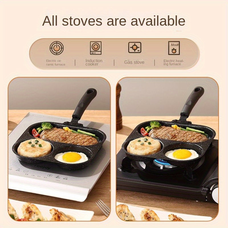 Nonstick Cast Iron Breakfast Pan For Eggs And Steak