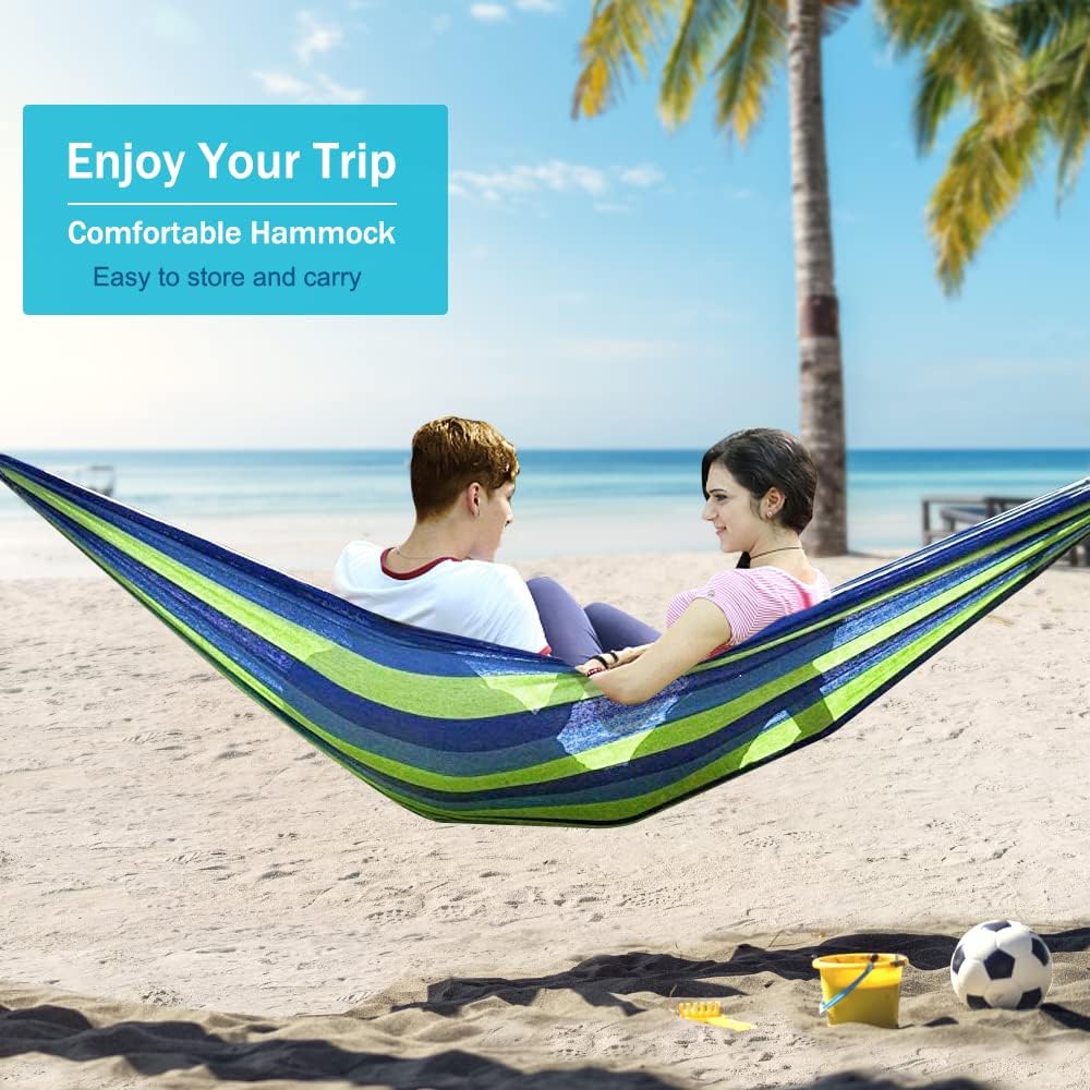 Spacious Anti-Flip Camping Hammock for Outdoor Adventures