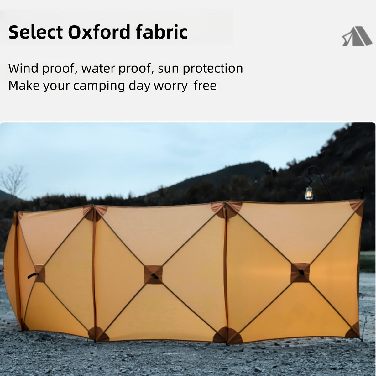 Portable Windproof Camping Cloth Curtain for Outdoor Use