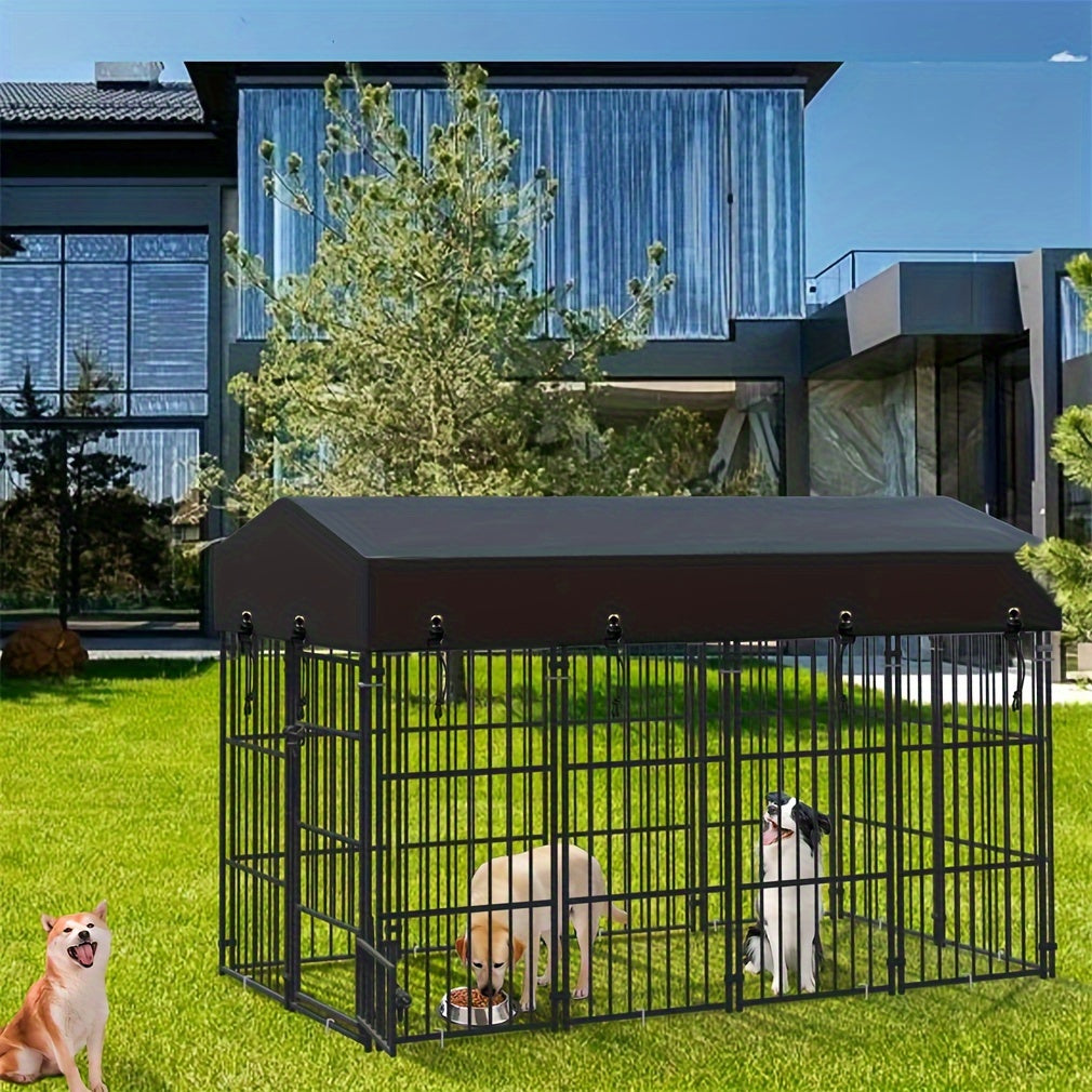 Metal Dog Kennel Outdoor Welded Wire Heavy Duty Pet Playpen
