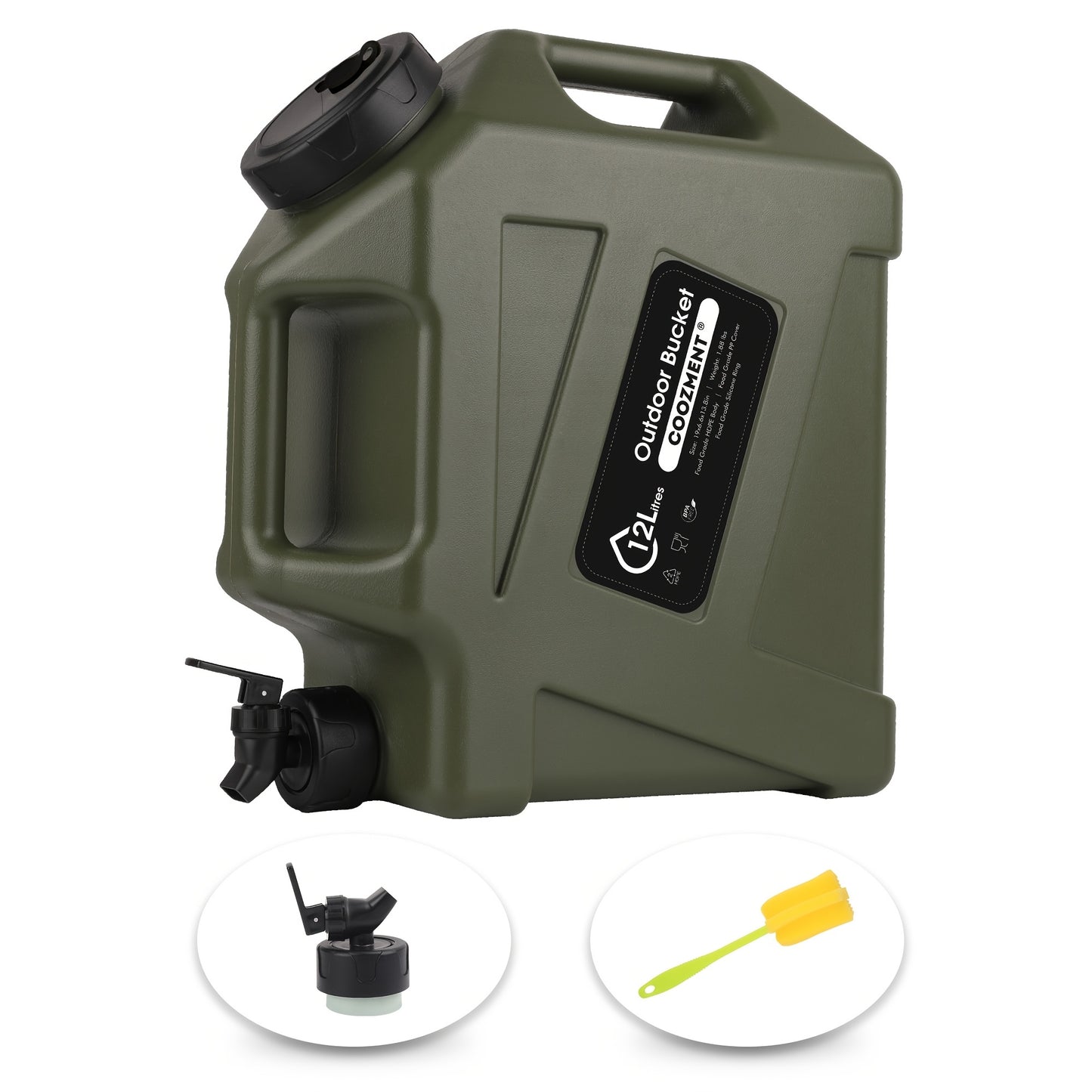 BPA Free Collapsible Water Containers for Camping and Hiking