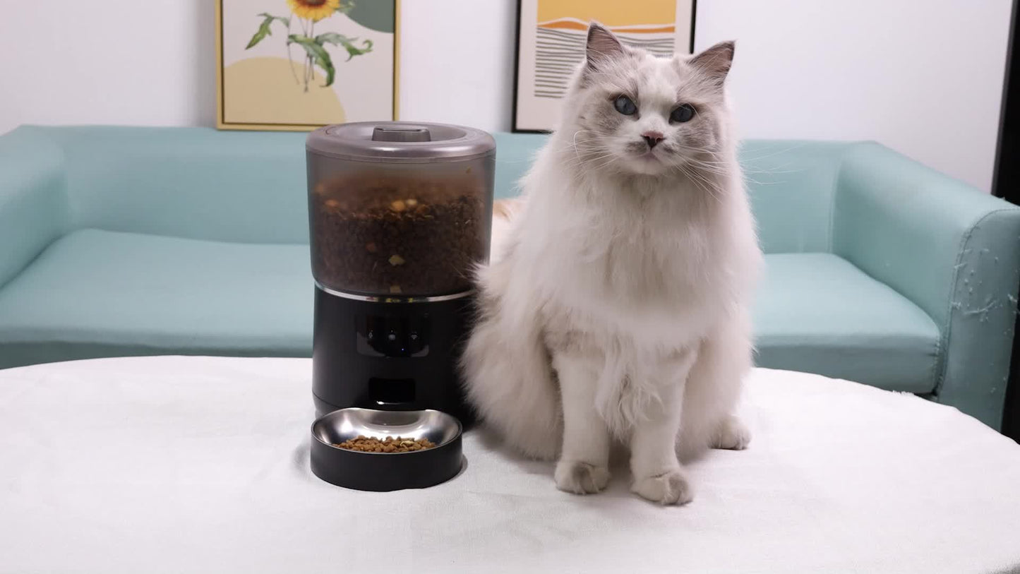 Smart Automatic Pet Feeder With App Timer And Dispenser