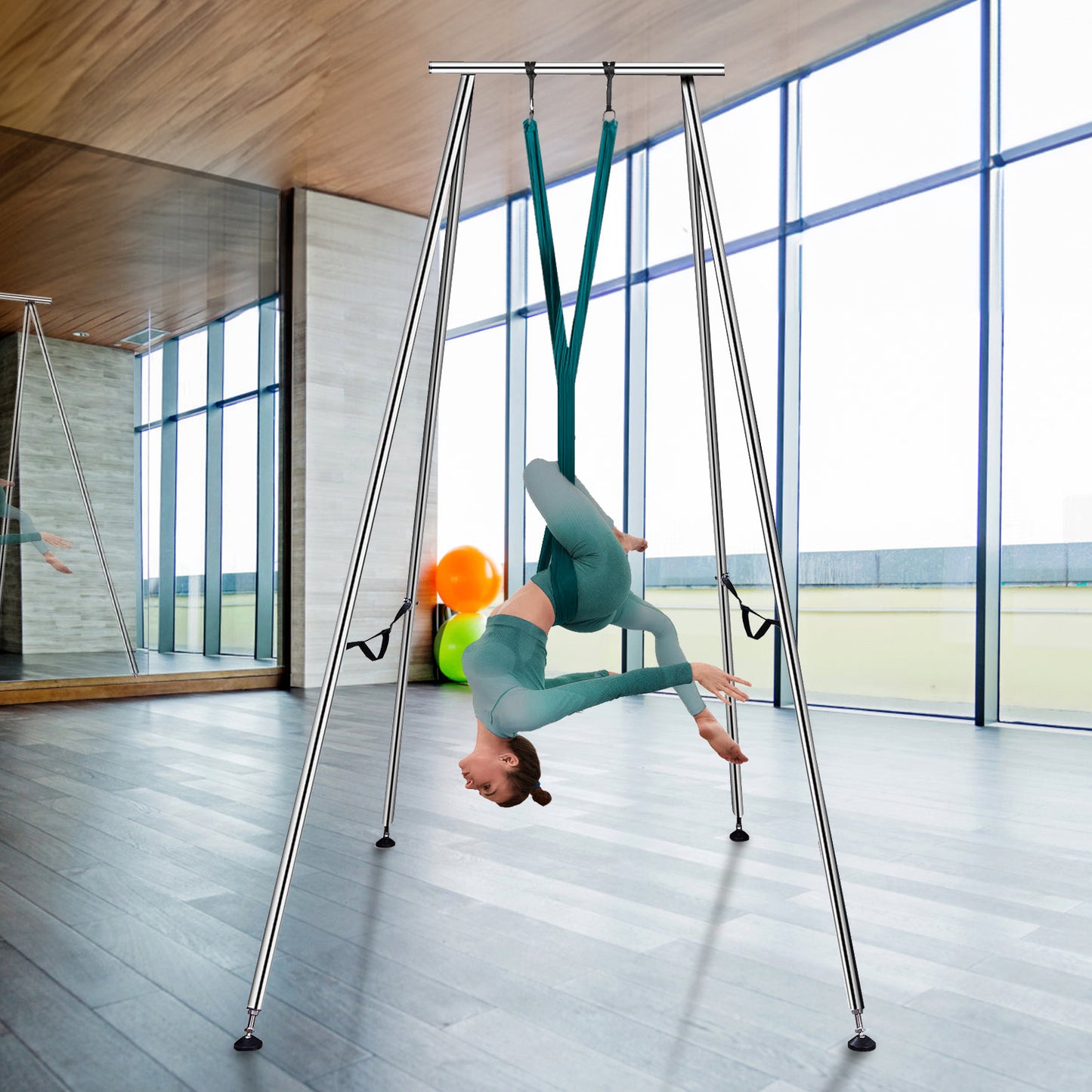 VEVOR Aerial Yoga Frame with Professional Yoga Hammock