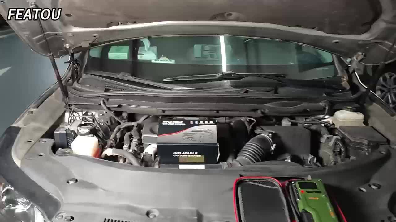 9000A Jump Starter With Air Compressor Car Battery Charger