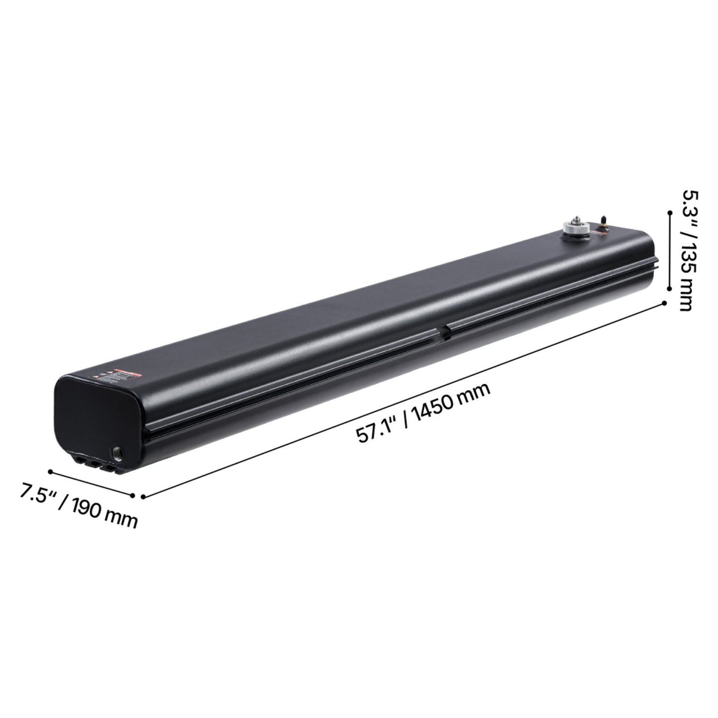 Portable Roof Rack Water Tank with Splash Guard Panel