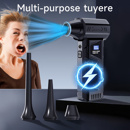 High Speed Handheld Fan 160000RPM 4 Speed Cordless Type C