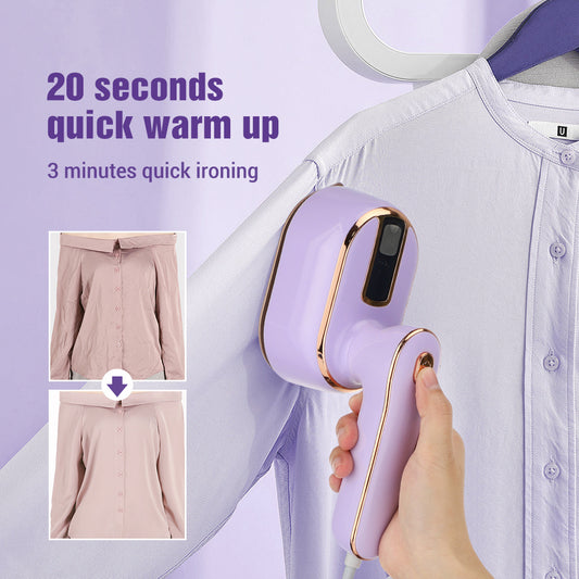 Portable Mini Steam Iron Handheld Steamer For Travel Clothes