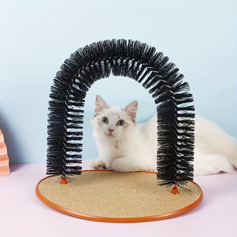 Multi Functional Cat Groomer 4 In 1 Self Grooming Arch