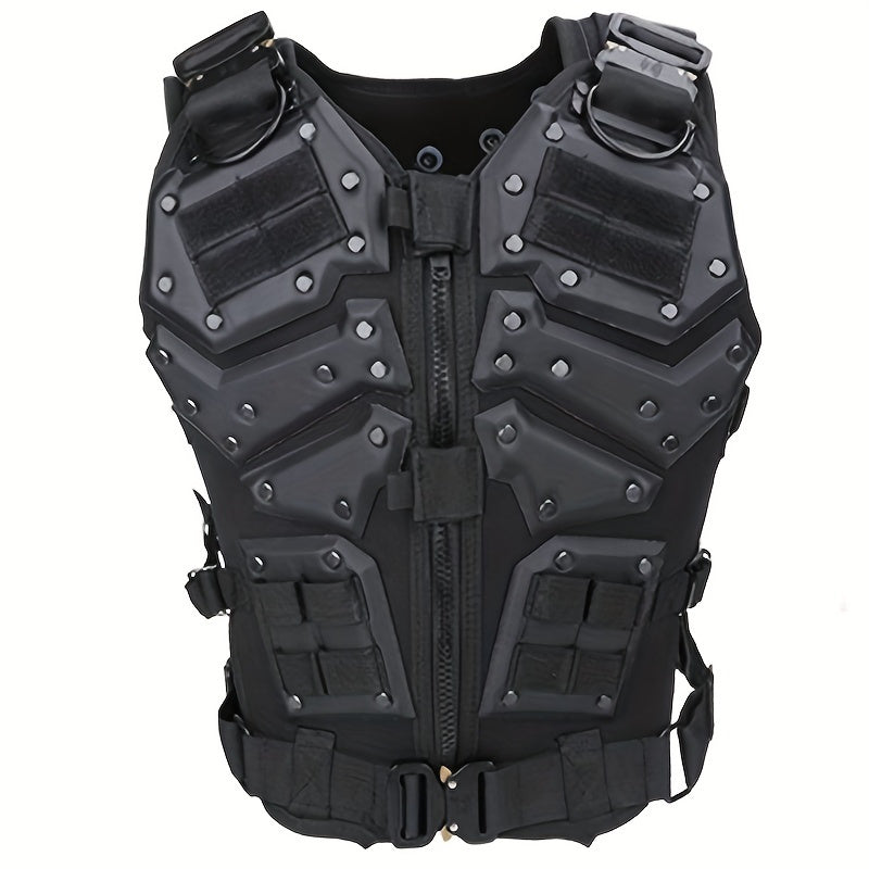 Versatile Tactical Vest With Multiple Pockets And Straps