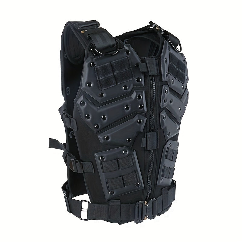 Versatile Tactical Vest With Multiple Pockets And Straps