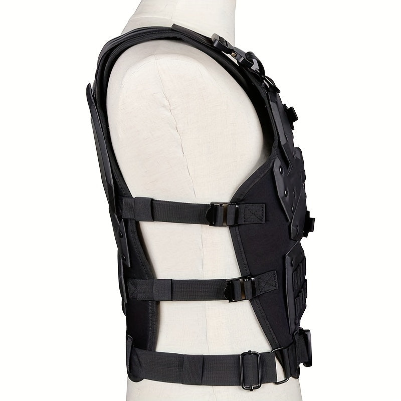 Versatile Tactical Vest With Multiple Pockets And Straps