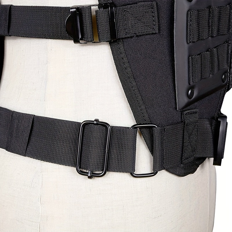 Versatile Tactical Vest With Multiple Pockets And Straps