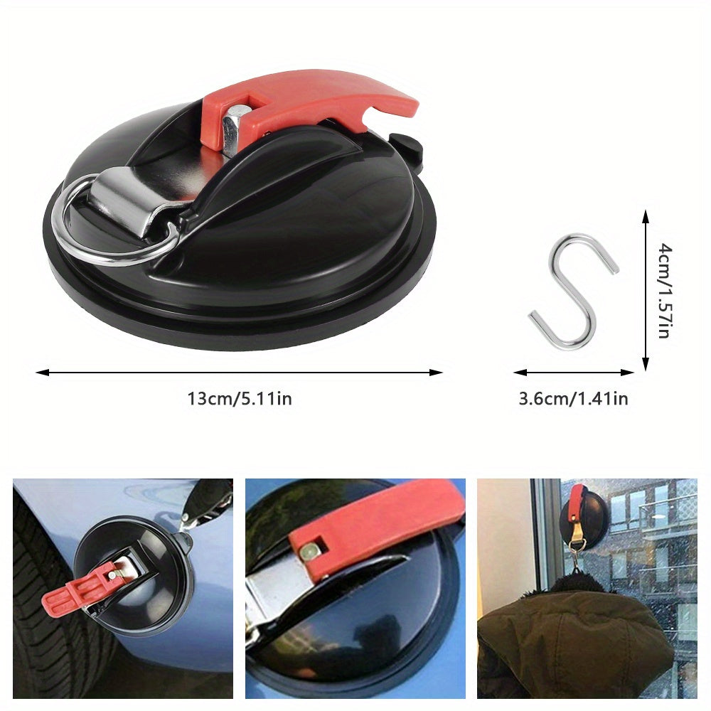 Heavy Duty Suction Cup Anchor 4 Pack With Securing Hooks