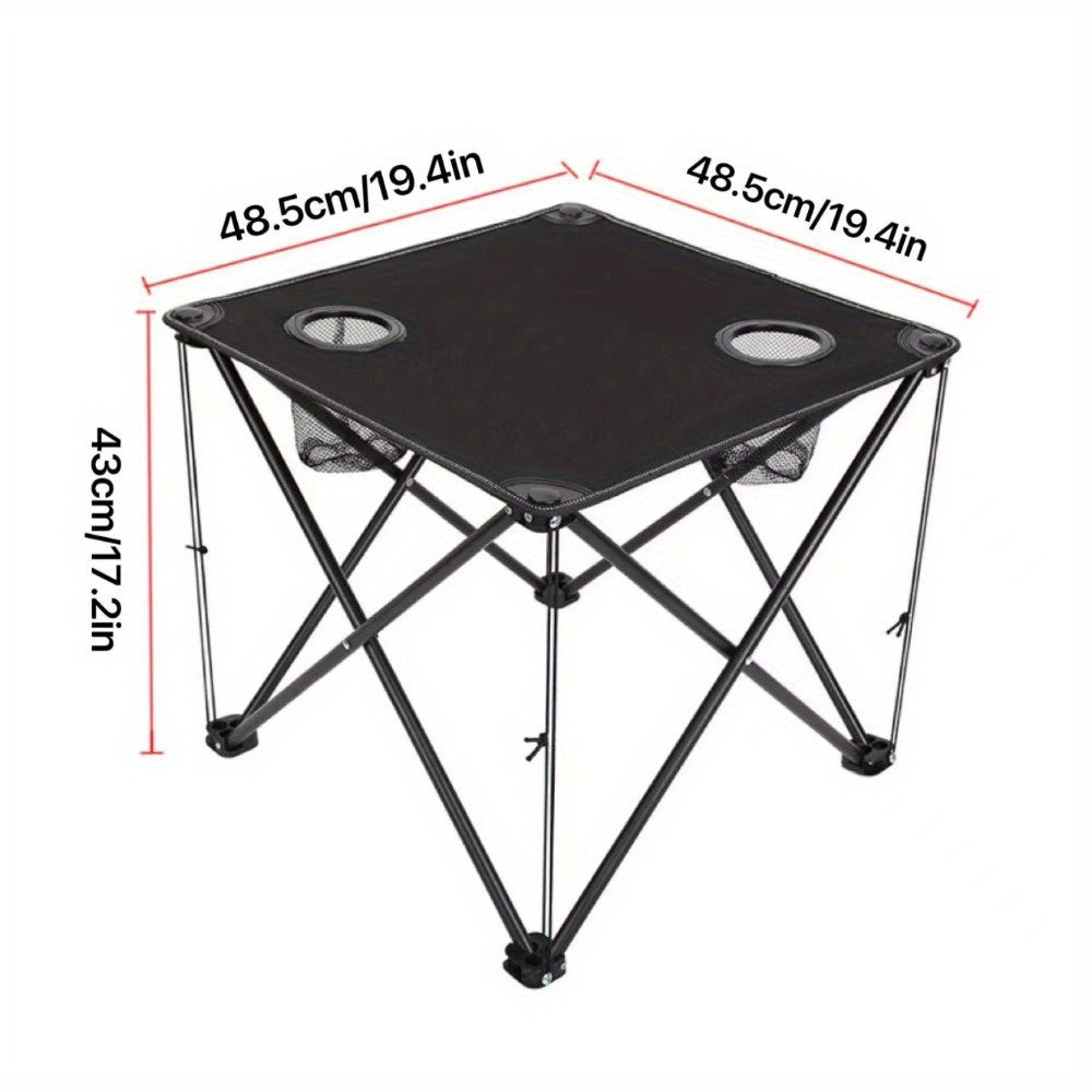 Portable Outdoor Folding Table And Chair Set For Camping