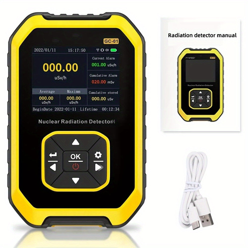 Geiger Counter Portable Radiation Detector With LCD Display