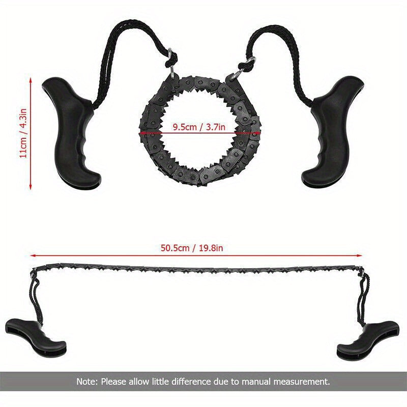 Pocket Hand Chain Saw for Woodworking Camping and Hiking