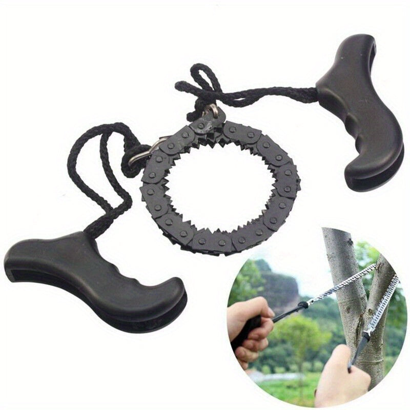 Pocket Hand Chain Saw for Woodworking Camping and Hiking