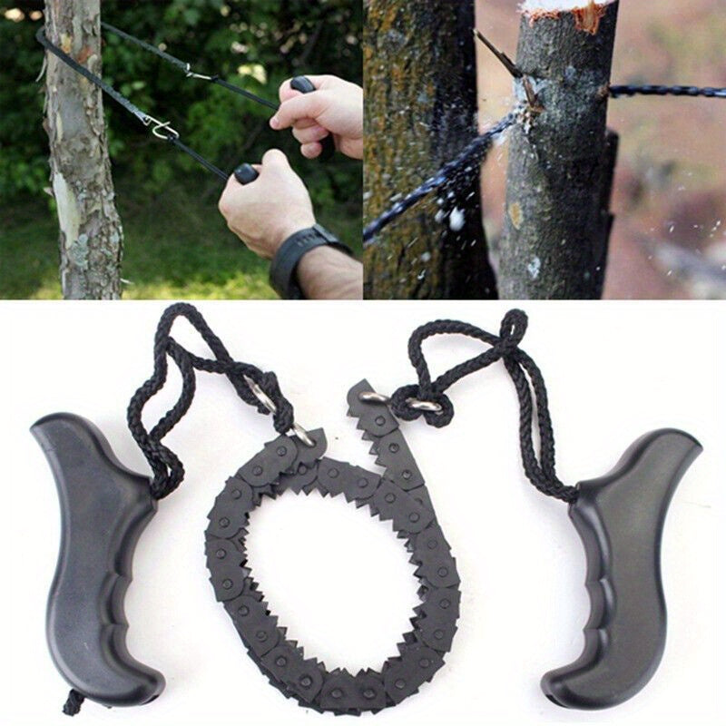Pocket Hand Chain Saw for Woodworking Camping and Hiking
