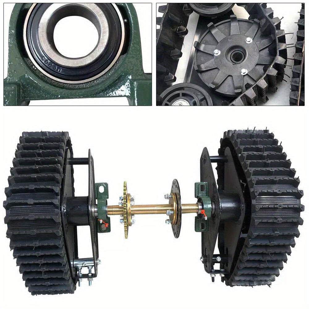 ATV Snowmobile Rear Track Assembly For All Models Traction