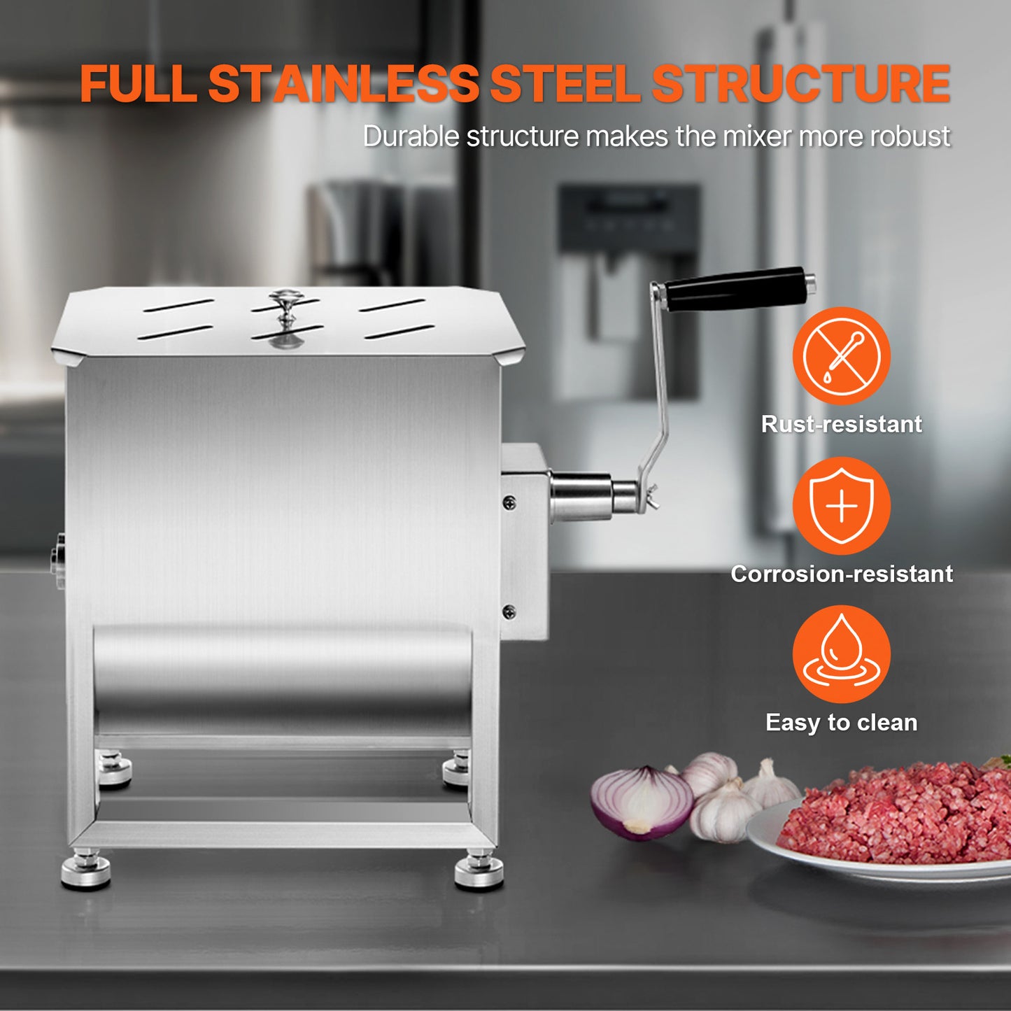 Manual Meat Mixer For Sausage And Ground Meat Mixing