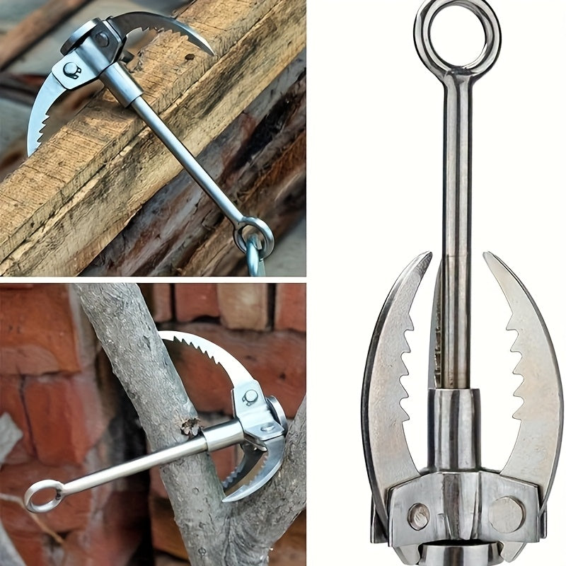 Heavy Duty Grappling Hook 880lb Capacity Stainless Steel