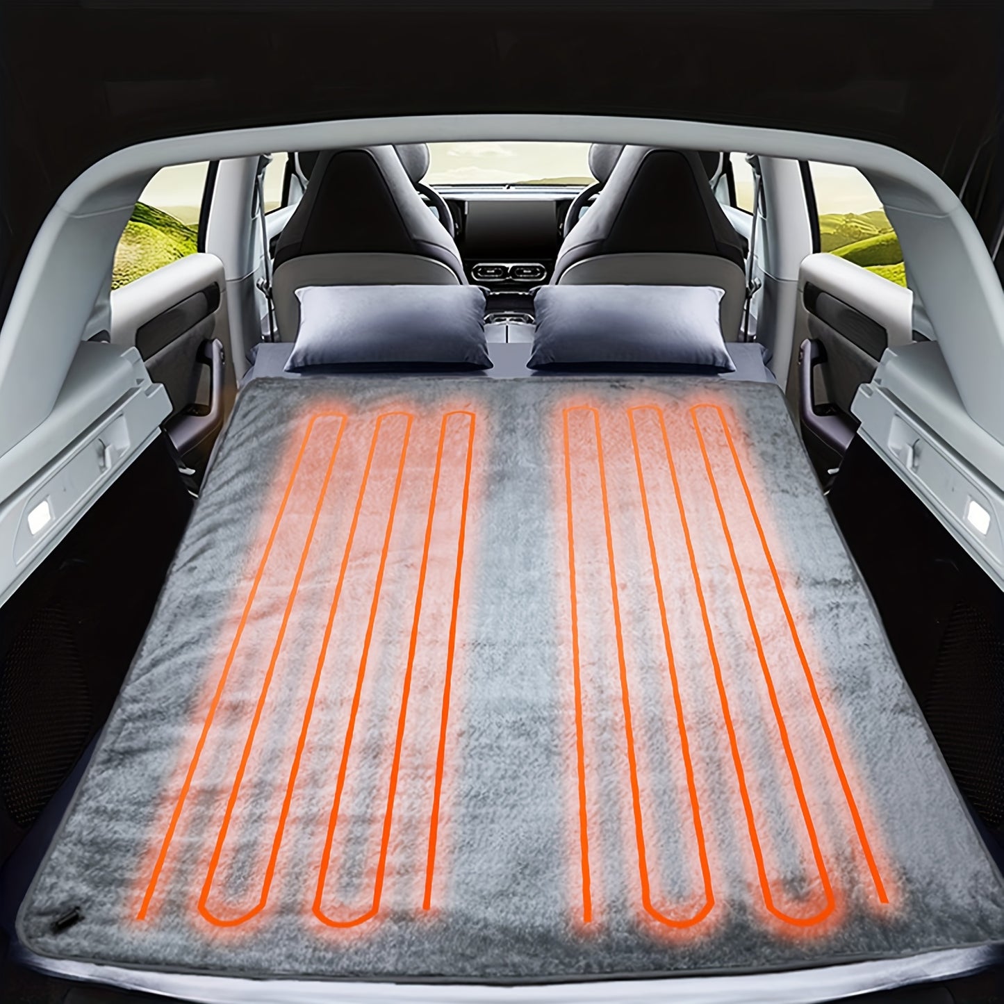 Fdit 12V Electric Heated Blanket For Cars Trucks SUVs RV